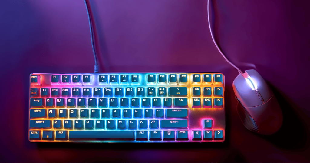 RGB keyboard and mouse