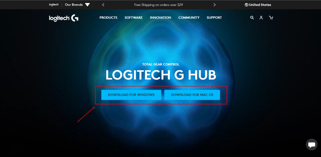 Logitech official website