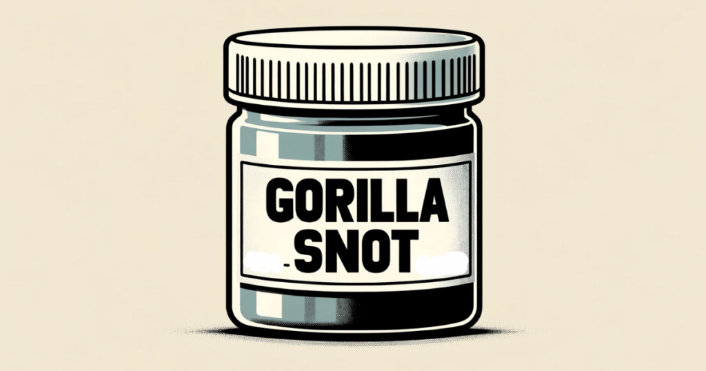 Gorilla snot for mouse pad