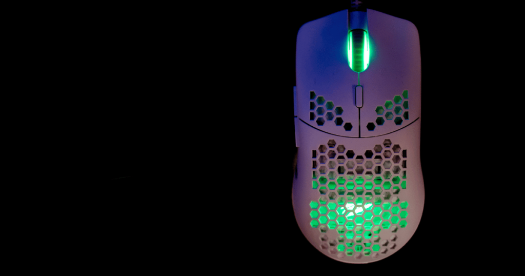 Honey comb mouse with two side buttons