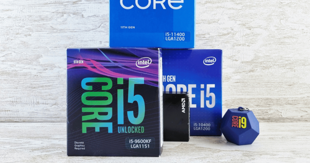 Different Intel CPUs