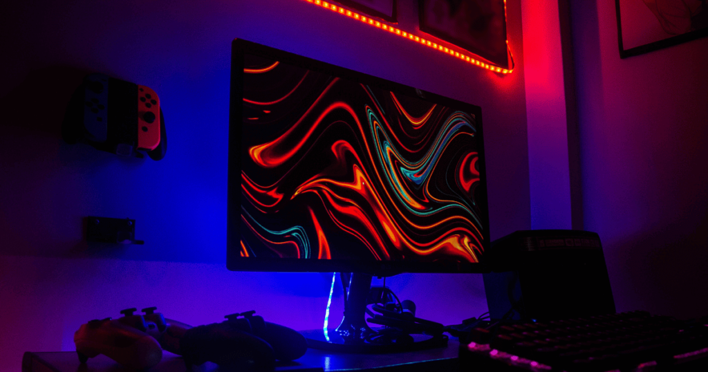 Gaming monitor with beautiful colors