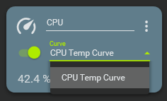 Selecting CPU fan profile